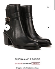 Sam Edelman Simona Ankle Boots 黑色真皮高踭短靴  Tory Burch coach