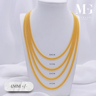 Merlin Goldsmith 22K 916 Gold (4mm) Fishbone Chain