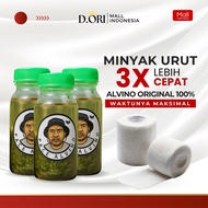 Minyak Oles Daun Bungkus Tiga Jari Alvino Herbal Papua - Minyak Pijat Alvino Original Segel Asli