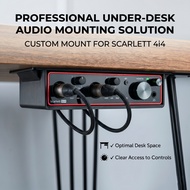 Bracket for 4i4 Gen 3 Focusrite Scarlett UnderDesk Holder Under Desk - Z3D