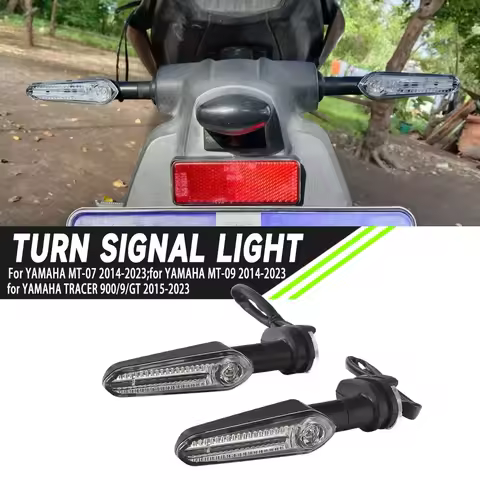 Motorcycle Turn Signal Indicator LED Light For Yamaha YZF R6 R1 R3 R7 R9 R15 MT07 MT09 T7 TRACER 700