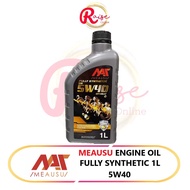 MEAUSU Engine Oil SAE 5W40 5W-40 Fully (1L) Perodua Proton Toyota Proton Honda Nissan Kia Hyundai