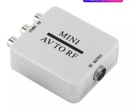 MINI AV To RF Mini RCA CVSB TO RF Video Adapter HD Video Converter กล่อง 67.25/61.25MHz AV TO RF scaler TV Switcher