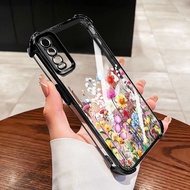 VRQR for Vivo Y20 2021 Y20A Y20T Y20i Y20S G Y12A Y12S 2021 Y3S 2021 Case Luxury Flower Butterfly Tr