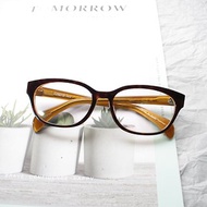 玳瑁雙色威靈頓款日本手造眼鏡框 亞洲面型設計