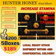 【5Boxes】Hunter Honey 100% Natural Ingredients No Side Effects Quick Effect