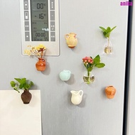 ANIKA Mini Vase Fridge Magnets, Decorative Handmade Vase Refrigerator Magnet, DIY Craft Resin Unique