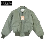 Houston 5CW45P Khaki Quilted Flight Jacket, Size L