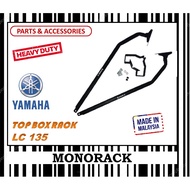 J RACK YAMAHA LC 135 ES LC 135 V1 TO V7 TOP BOX RACK MONORACK HEAVY DUTY