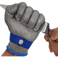 Kitchen Cut Resistant Glove Level 9 Gardening Stainless Steel Wire Metal Mesh Butcher Safety Work Gl