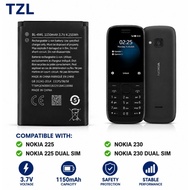 BATERRY NOKIA PHONE BL-4WL COMPATIBLE PHONE NOKIA 215/220/225/230/5310/3310 BATERRY 1150MAH