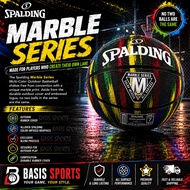 SPALDING Basketball Marble Series Basketball Black Size 7