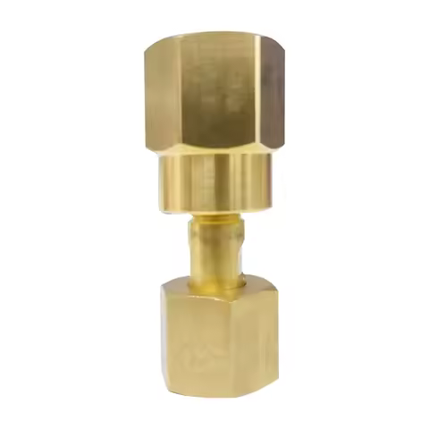 CGA-320 to CGA-580 Adapter Brass Cylinder