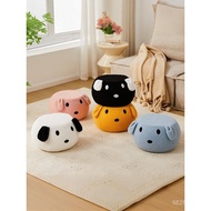 Creative Round Stool for Living Room, Stackable Shoe Changing Stool, Animal Children's Low Stool, En