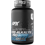 EFX Sports KreAlkalyn Pro |   Pil Creatine Monohydrate pH Betul |   Latihan PraSenaman untuk Pembina