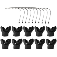 10 Pcs Scuba Diving Second Stage Silicone Snorkel Regulator Mouthpiece Cover Scuba Diving Accessorie