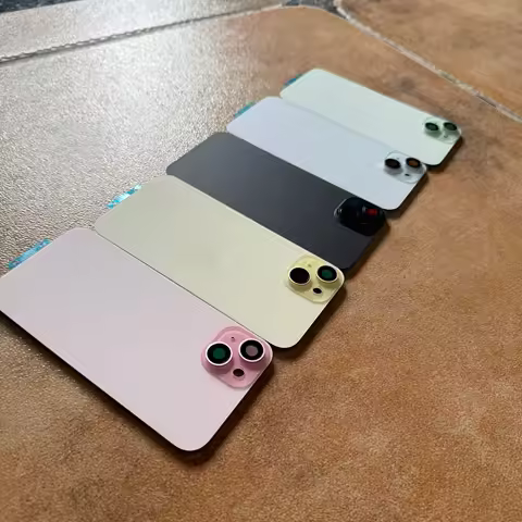 1PCS Mobile Phone Rear Housing Back Glass Replacement Compatible With iPhone 15 15 Plus, Battery Doo