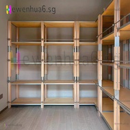 Luxury Multi-Layer Light Storage Display Rack Birch Ocean Board Optical Axis Rail Customizable For W