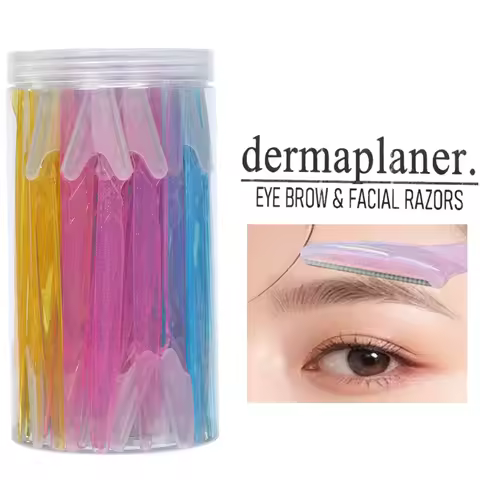 set of eyebrow trimmer, safety eyebrow trimmer, long handle safety trimmer, eyebrow trimmer, beauty 