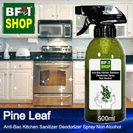 Pine Leaf Anti Bacterial Kitchen Sanitizer Deodorizer Spray - Non Alcohol - 500ml