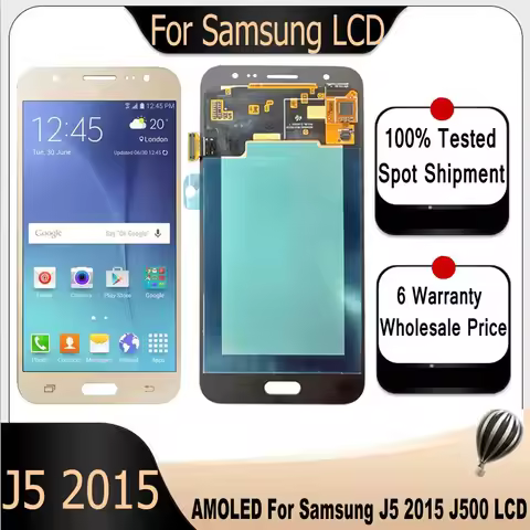AMOLED For Samsung J5 2015 J500F J500G J500M LCD Display Touch Screen Digitizer For Samsung J500 LCD