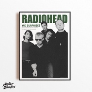 Poster Kayu Notsleep store Poster Kayu radiohead thomyorke music radio rock jonnygreenwood Rock Band