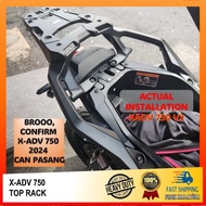 X ADV 750 XADV750 X ADV750 V2 V3 Rear Luggage Tail Rack Top Box Frame Monorack Bracket  V2 V3