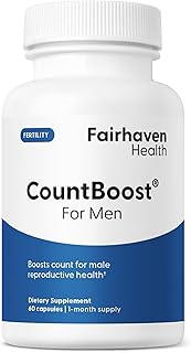 Fairhaven Health CountBoost for Men Optimal Count and Volume Male Fertility Supplement - Pre-Concept