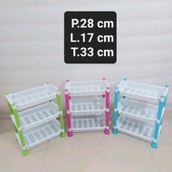 3-Tier Multipurpose Plastic Shelf 3-Tier Multipurpose Corner Shelf