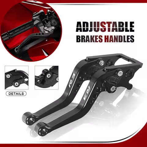 NEW Brake Lever For R3 2015-2024 R25 2015-2024 R15 V3 2017-2024 Motorcycle Adjustable CNC Brake Clut