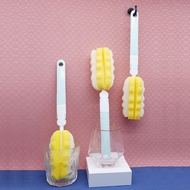 Baby bottle brush high-density sponge replacement head cup brush nipple brush bottle brush single cleaning brush set