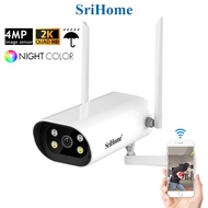 (4MP) SriHome SH037 2K QHD WiFi Camera CCTV Outdoor IP Security Surveillance Cam Waterproof