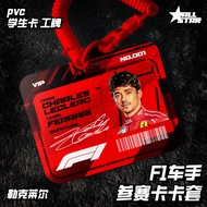 lanyard card holder lanyard card F1 Rider Card Holder Ornaments Workplate Access Control Card Traffi