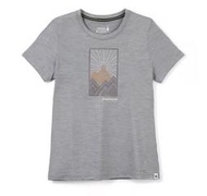 【戶外風】Smartwool 羊毛衣 女 Merino Sport 150 塗鴉Tee/海岸日出