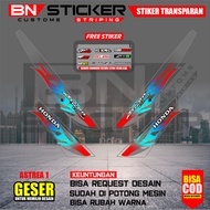 Sticker striping HONDA astrea grand legenda dream transparent minimalist duck garage motif vietnam a