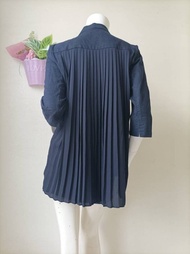 Chalayan 女款外套 // 深藍色西裝外套 尺寸 88-94-165 (M)