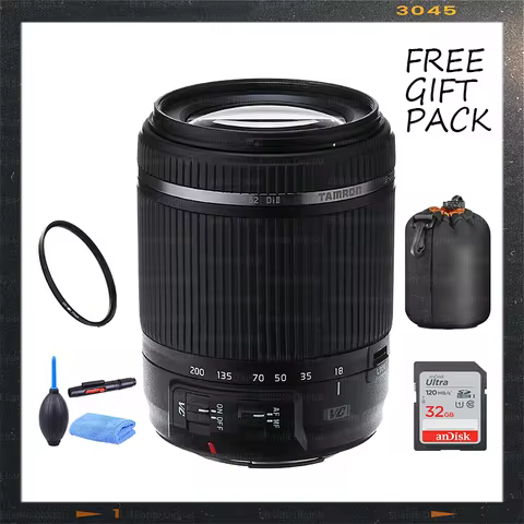 Tamron AF 18-200mm f/3.5-6.3 Di II VC Lens (Model B018)For Canon Nikon