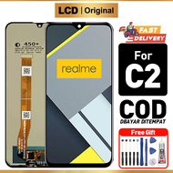 LCD Realme C2 Original Fullset Touchscreen Glass Touch Screen Digitizer ori asli