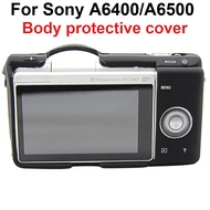 Top Soft Silicone Rubber Camera Black Case Bag Skin Protective Body Cover for Sony Alpha A6500 A6400