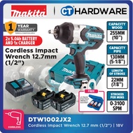 MAKITA DTW1002JX2 / DTW1002JX3 / DTW1002JX4 / DTW1002ZX2 Cordless Impact Wrench 12.7mm (1/2") | 18V