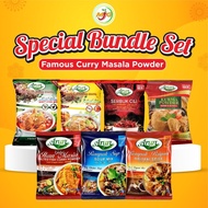 Ez Bizy Famous Curry Masala Powder Bundle ( 7 types ) Curry Powder Spice Rempah Kari Serbuk Kari