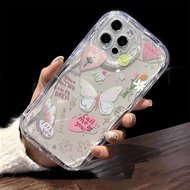 SOFTCASE SILICON CASING MELTING CLEAR SHOCKPROOF BUTTERFLY FOR OPPO A1 A98 A1K A3S A5S A12 A15 A16 A