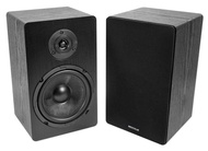 2 RockShelf 68B 400w Black 6.5" Home Theater Bookshelf Speakers/8 Ohm