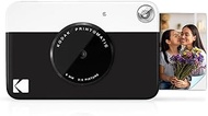 KODAK Zink Printomatic Digital Instant Print Camera (Black), Full Color Prints On ZINK 2x3 Sticky-Ba