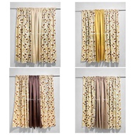 3in1 Dandan Printed Curtain Design 60 inches width each (length: 4ft, 5ft, 6ft and 7ft)