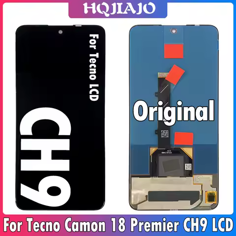 6.7inch Original For Tecno Camon 18 Premier Display Touch Screen Assembly Digitizer For Camon18 Prem