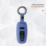 For Audi Q8 RSQ8 A6 C8 S6 RS6 A7 S7 RS7 A3 8Y A8 D5 RS E-tron GT Q4 Q7 Car Key Case ABS Cover Shell 