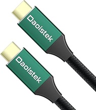 Daoistek 8k HDMI 2.1 Cable 6.6 feet 48G 8k 60hz HDMI 2.1 Ultra High Speed Braided, HDCP 2.2 2.3 EARC HDR10+ Compatible with Roku TV/PS5/HDTV/Blu-ray kvm Switch 5k 120hz