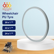 Hospital Wheelchair PU Tyre - 20 Inches, 22 Inches and 24 Inches