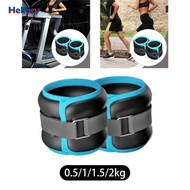 [Hellery] 2 Pieces Ankle-Wrist Weights Cuffs Arm Weights Leg Weight Straps for Bodybuilding